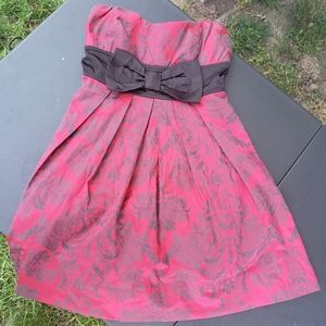 💃3/15 JR red/dark grey formal cocktail dress